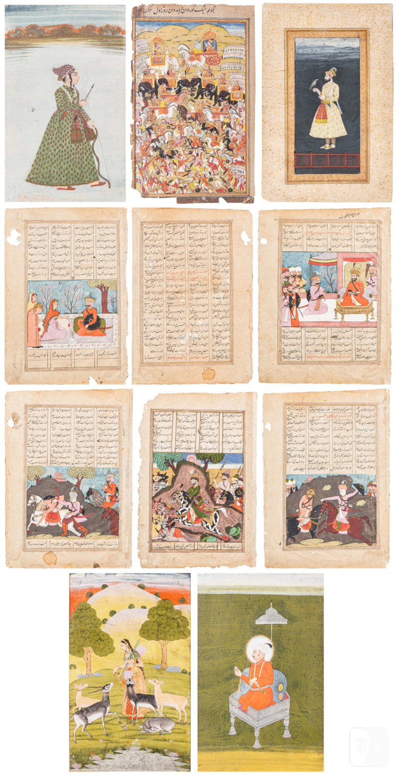 A study collection of eleven miniatures, India, Late 18th / 19th century - 图17